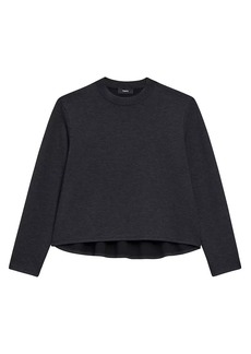 Theory Knit A-Line Crewneck Sweater