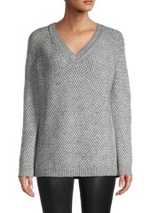 Theory Knitted Cotton-Blend Sweater