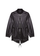 Theory Leather Anorak Jacket