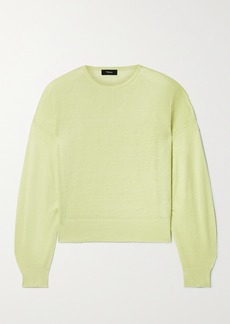 Theory Linen-blend Sweater