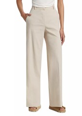 Theory Linen-Blend Wide-Leg Trousers