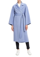 Theory Long Double-Face Wool Coat