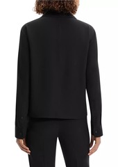 Theory Long-Sleeve Trench Blouse