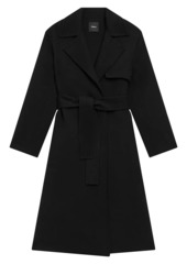 Theory Long Wrap Trench Coat