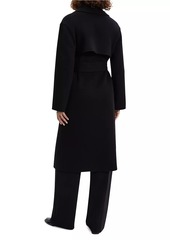 Theory Long Wrap Trench Coat