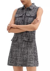 Theory Mela Tailored Tweed Minidress