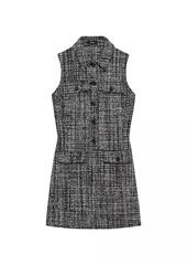 Theory Mela Tailored Tweed Minidress