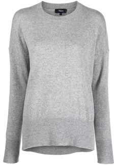 Theory melange-effect cashmere sweater