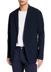 Theory Men's Euclid Paper Nylon Two-Button Packable Jacket