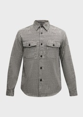 Theory Men's Garvin Tweed Overshirt
