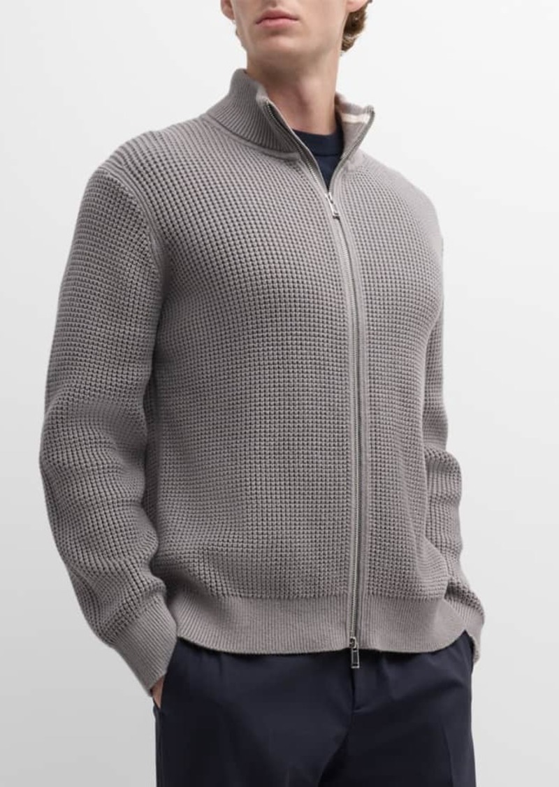 Theory Men's Gary Cashton Full-Zip Knit Sweater