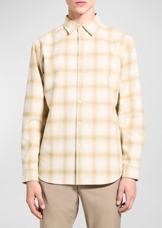 Theory Men's Irving Flannel Button-Down Shirt
