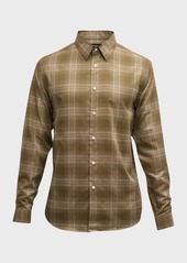 Theory Men's Irving Flannel Sport Shirt