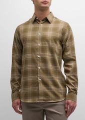 Theory Men's Irving Flannel Sport Shirt