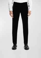 Theory Men's Mayer Luxe Velvet Tuxedo Pants