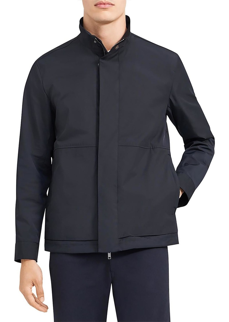 Theory Mens Solid Long Sleeve Soft Shell Jacket