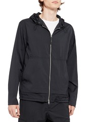 Theory Haskel Packable Hooded Jacket in Black at Nordstrom