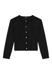 Theory Merino Wool Crop Cardigan