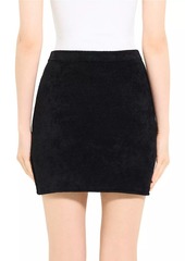 Theory Micro Velvet Miniskirt