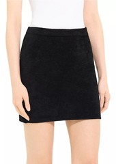 Theory Micro Velvet Miniskirt