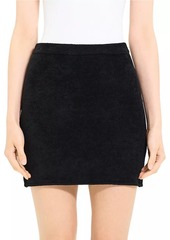 Theory Micro Velvet Miniskirt