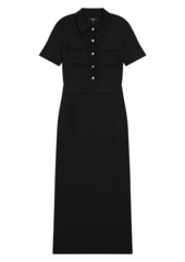 Theory Military Polo Midi Dress