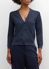 Theory Neo Sag Harbor Cropped Cardigan