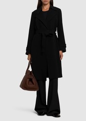 Theory Oaklane Self-tie Midi Trench Coat