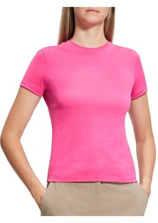 Theory Petites Womens Solid Tiny T-Shirt