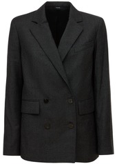 Theory Piazza Double Breasted Wool Jacket