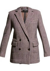 Theory Piazza Walden Tweed Double-Breasted Jacket