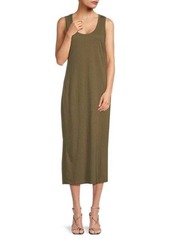 Theory Pima Cotton Midi Tank Dress