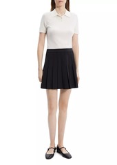 Theory Pleated Mini Skirt