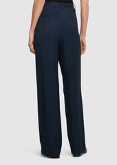 Theory Pleated Viscose Wide Pants
