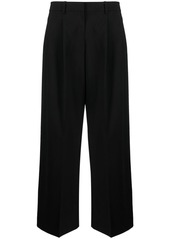 Theory pleated wide-leg trousers