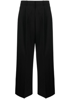 Theory pleated wide-leg trousers