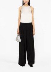 Theory pleated wide-leg trousers