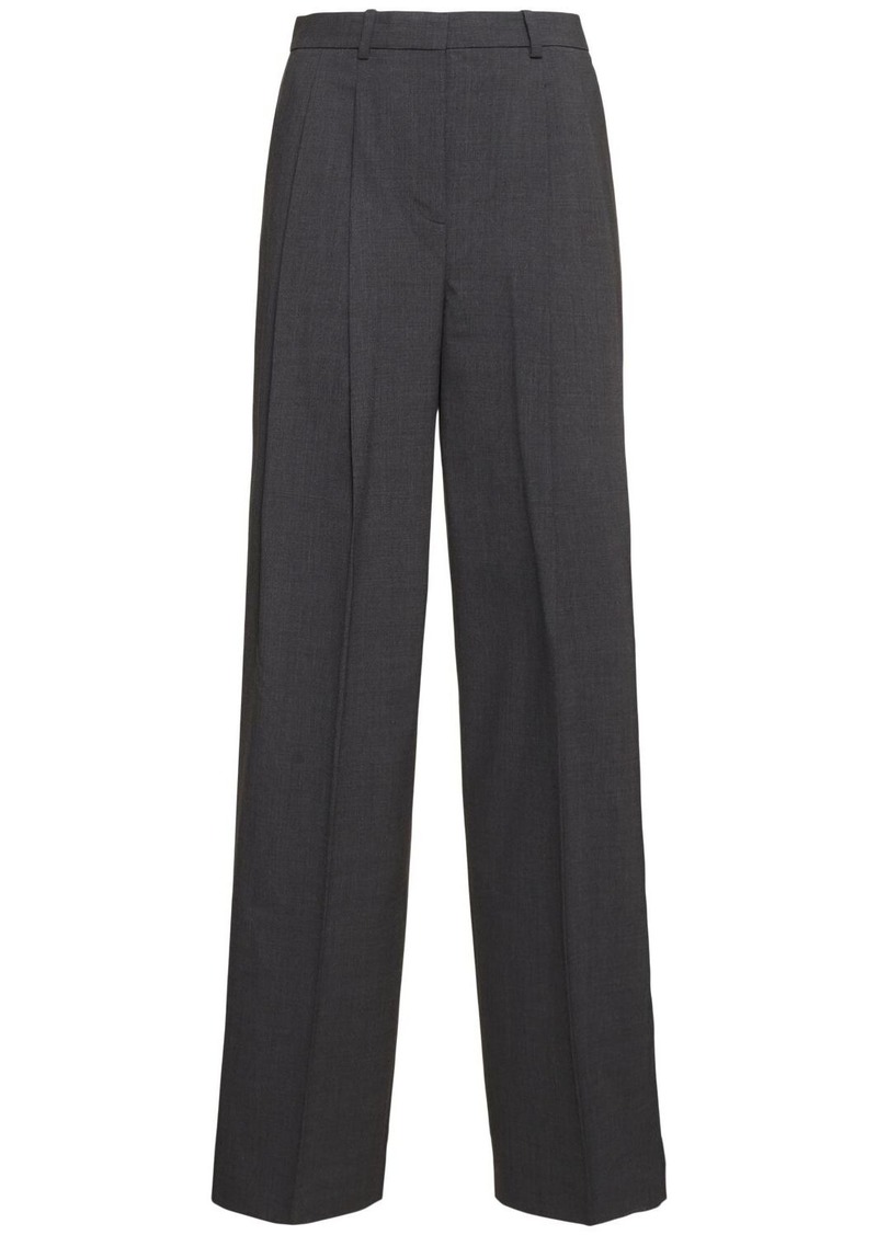 Theory Pleated Wool Blend Pants