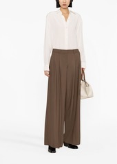 Theory pleated wool trousers
