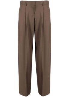 Theory pleated wool trousers