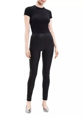 Theory Pull-On Leather Leggings