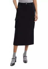 Theory Relaxed Cargo Midi-Skirt