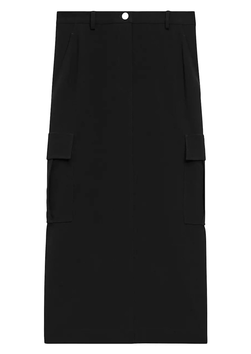 Theory Relaxed Cargo Midi-Skirt