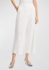 Theory Relaxed Straight-Leg Pull-On Pants