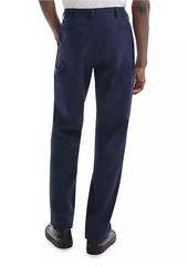 Theory Rhodes Cotton-Twill Straight-Leg Pants