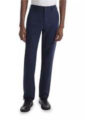 Theory Rhodes Cotton-Twill Straight-Leg Pants