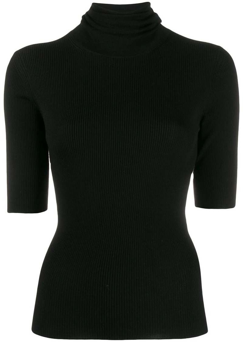 Theory ribbed-knit top