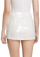 Theory Sequin Welt Pocket Miniskirt