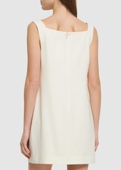 Theory Shift Square Neck Tech Mini Dress