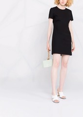 Theory short-sleeve wool T-shirt dress